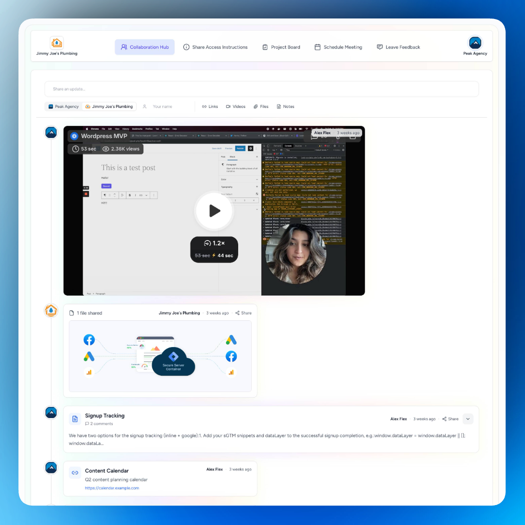 Client Portal feature illustration